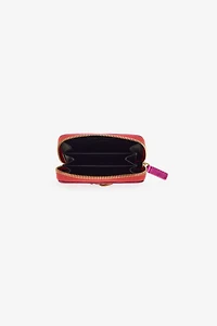 Small wallet with Monogram RC and zip