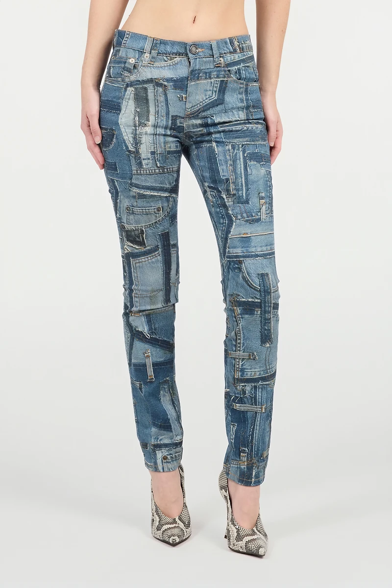 Skinny Patchwork Capsule Collection Jeans