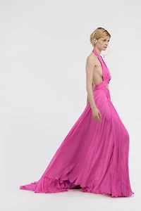 Long dress with cut out