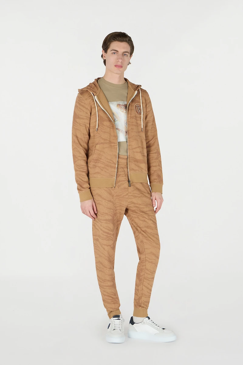 Tiger Skin Print Joggers