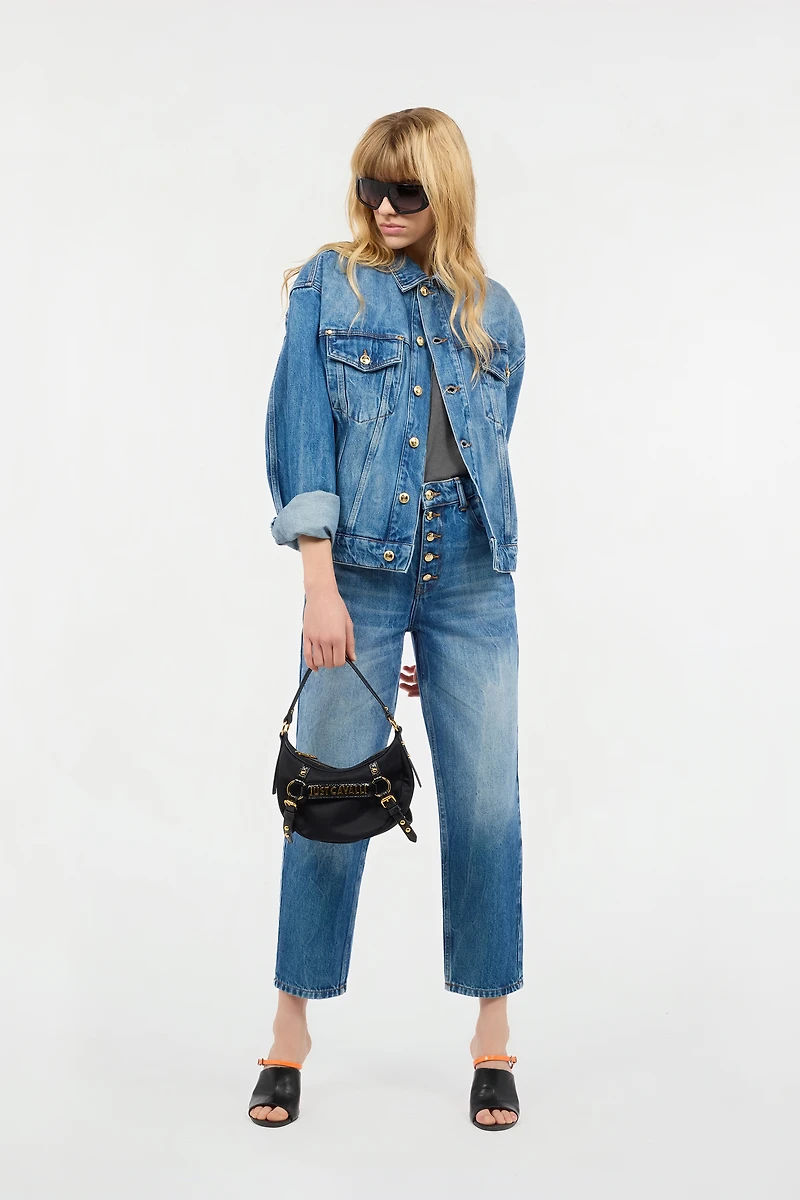 Denim Jacket With Logo