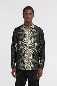 Shirt with Zebra print