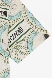Animal-Print Shirt With RC Monogram And Lettering