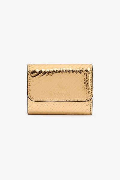 Laminated Card Holder With Snake Print