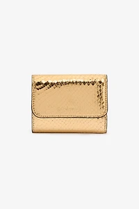 Laminated Card Holder With Snake Print