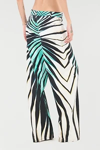 Ray Of Sea Print Trousers