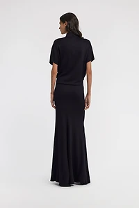 Long dress with knot