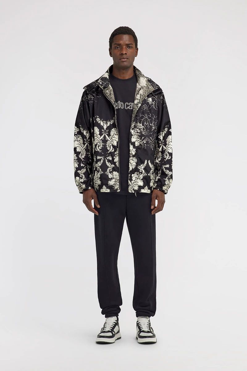Broccato Print Bomber Jacket