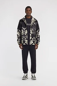 Broccato Print Bomber Jacket