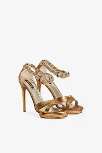 Jewel panther sandals