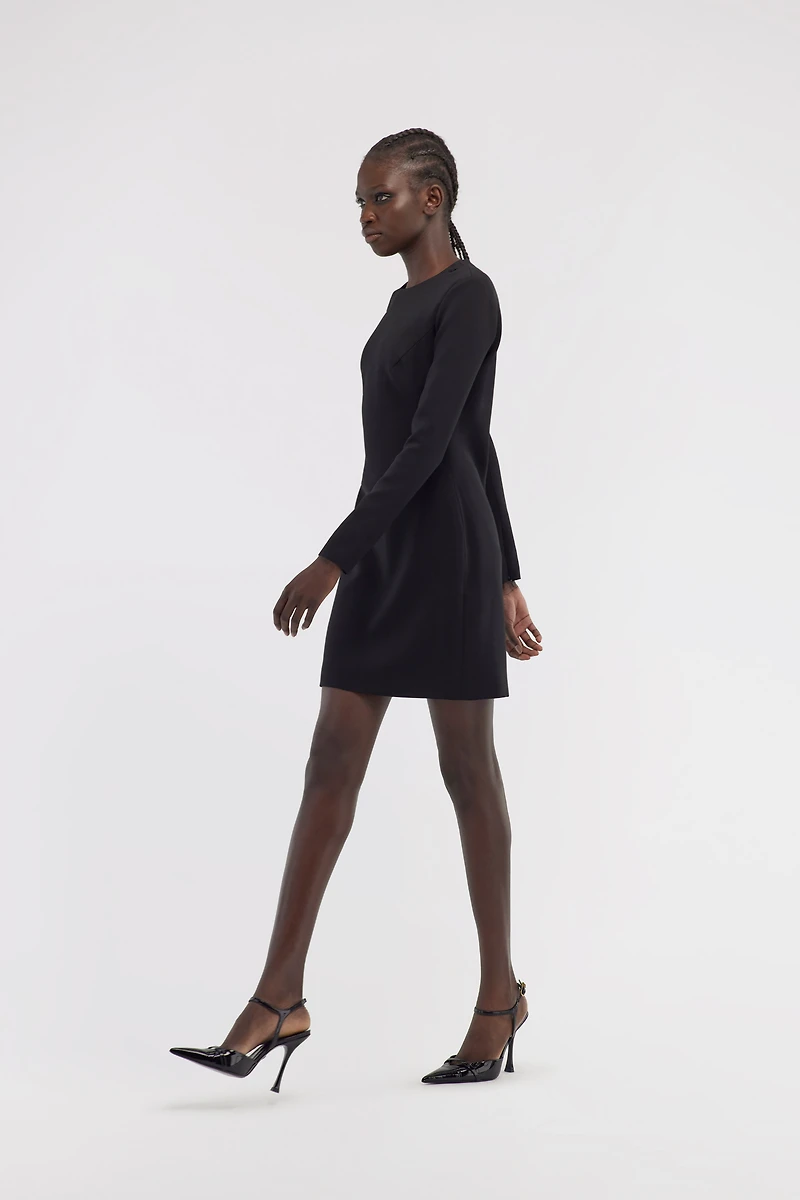 Long-sleeve dress with RC