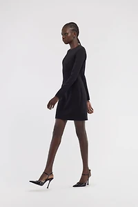 Long-sleeve dress with RC