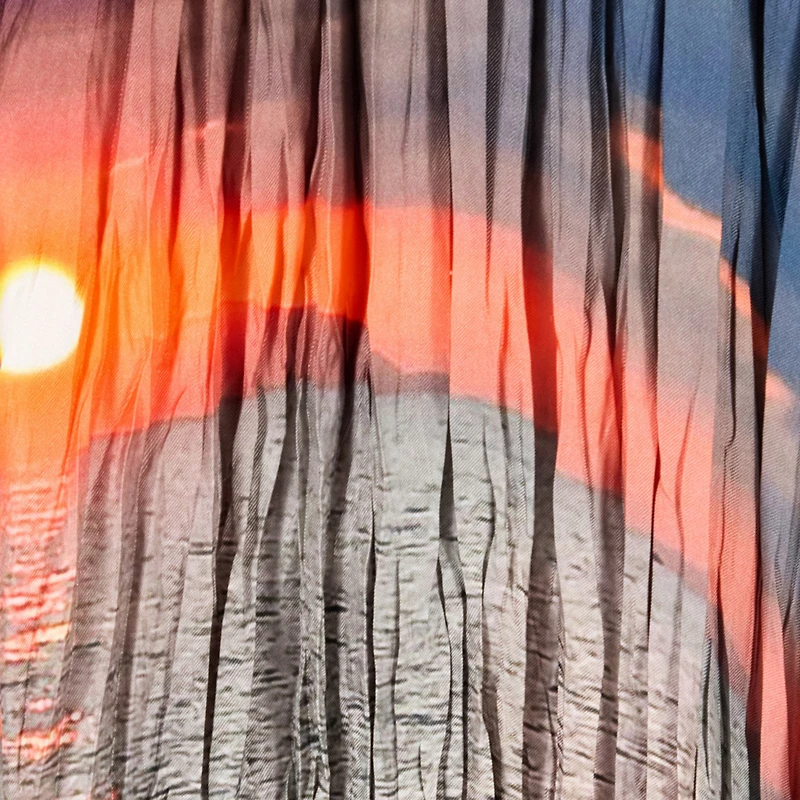 Sunrise Print Skirt