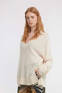 Sweater with V-Neck