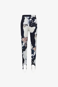 Marble Print Pants
