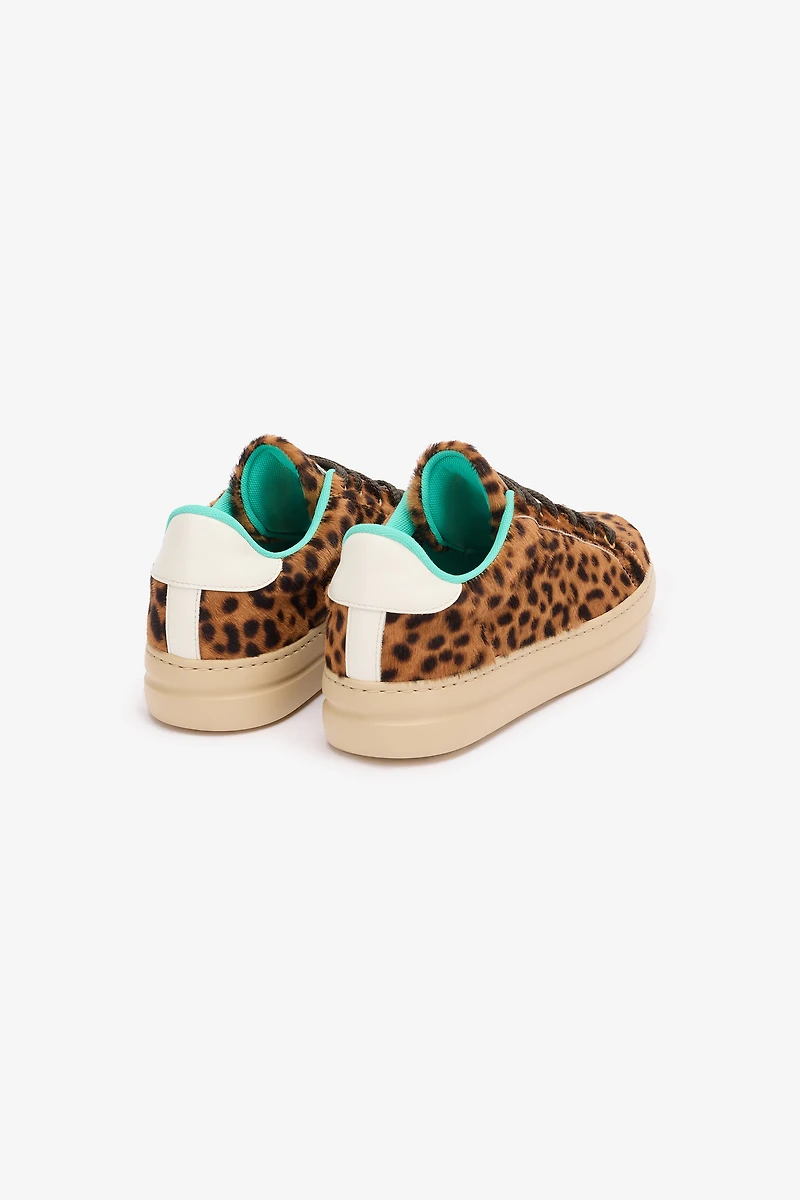 Sneakers With Jaguar Skin Print