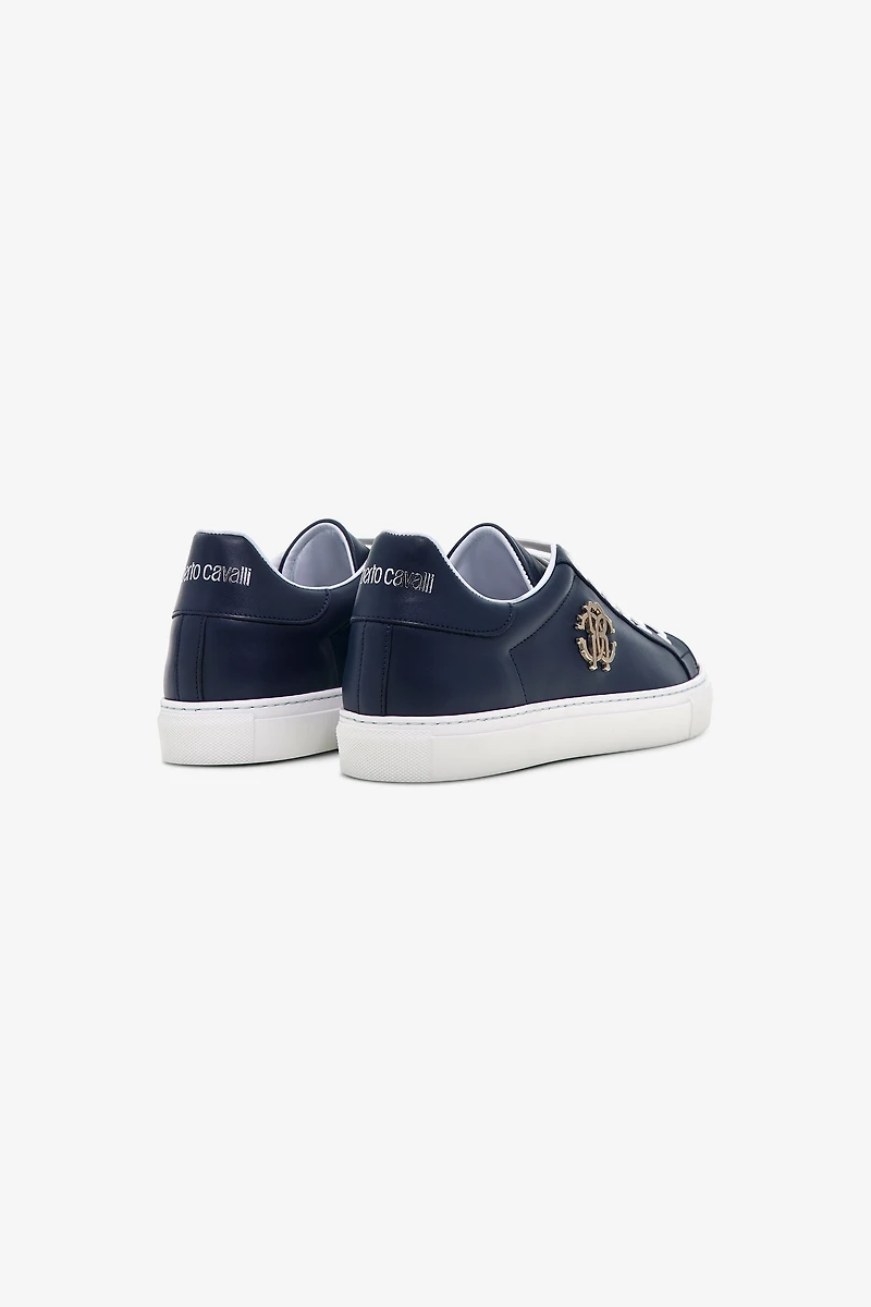 Leather Sneakers with Logo