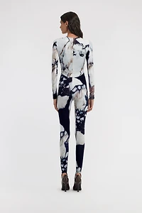 Marble Print Jumpsuit