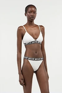 White Triangle Bra Logo Band