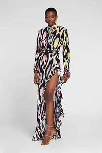 Jaguar-Print Top
