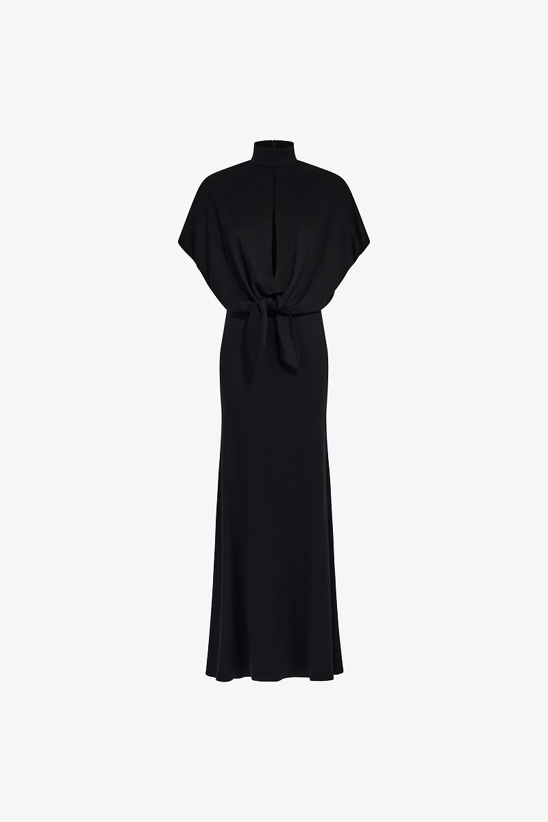 Long dress with knot