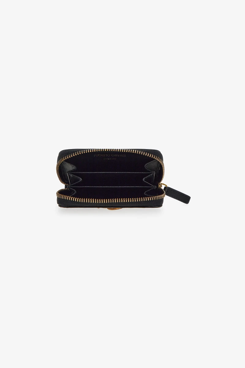 Small wallet with Monogram RC and zip