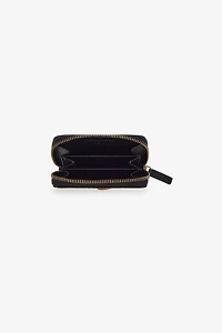Small wallet with Monogram RC and zip