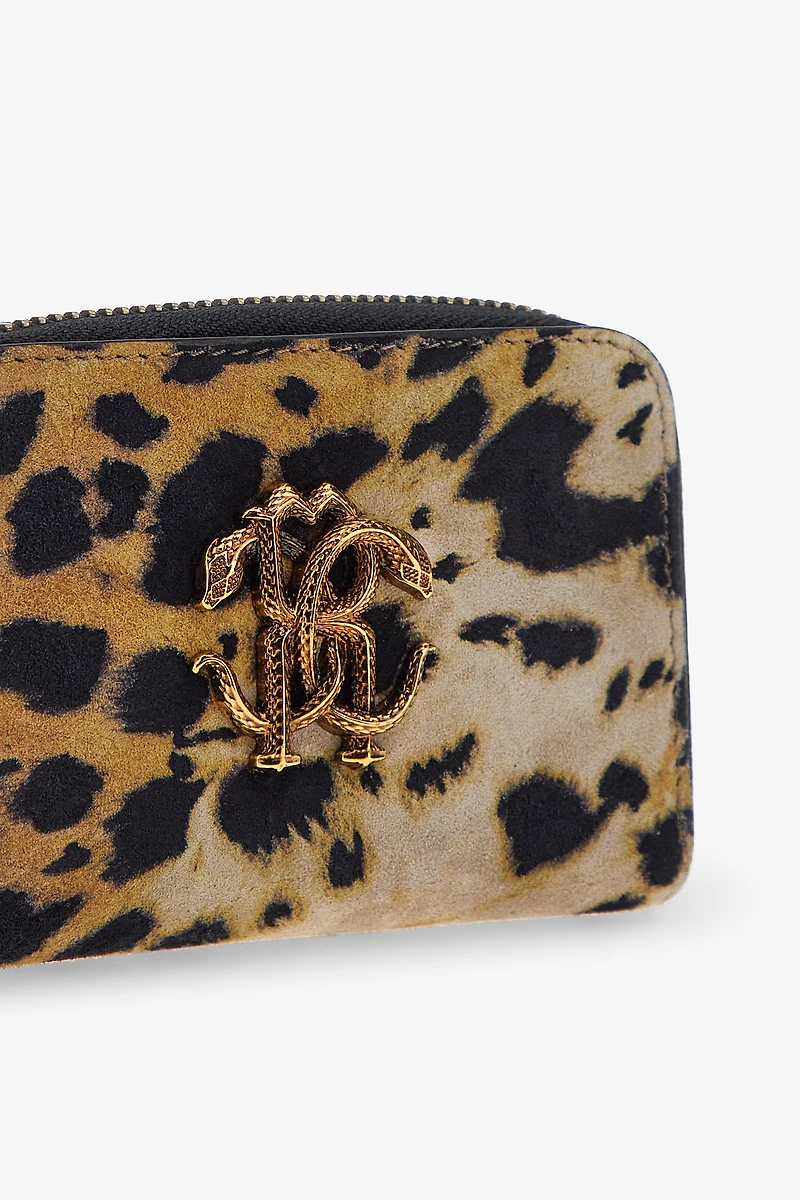 Small wallet with Monogram RC and zip
