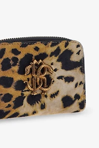 Small wallet with Monogram RC and zip