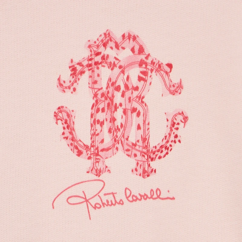 Sweatshirt With RC Monogram And Cheetah Skin