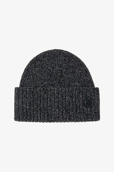Grey Wool Cashmere Blend Hat With Monogram Rc
