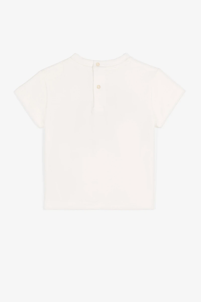 Monogram-print short-sleeved T-shirt