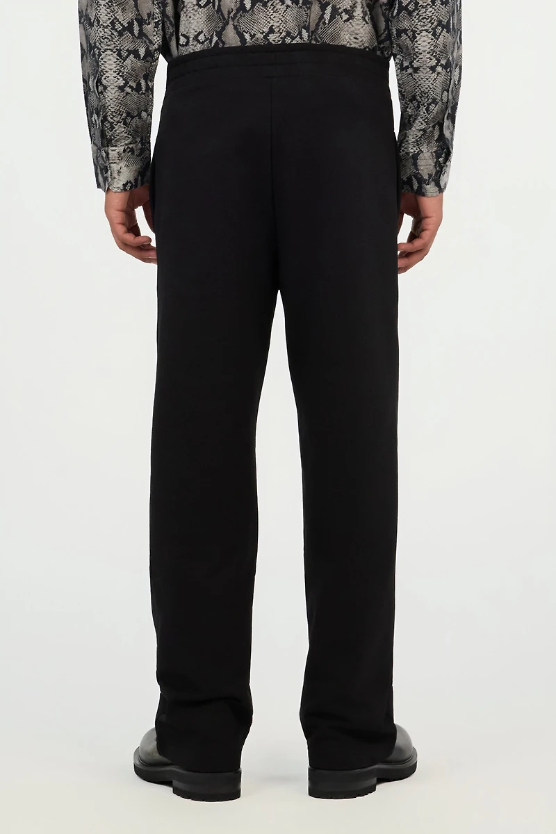 Black Pintuck Trousers