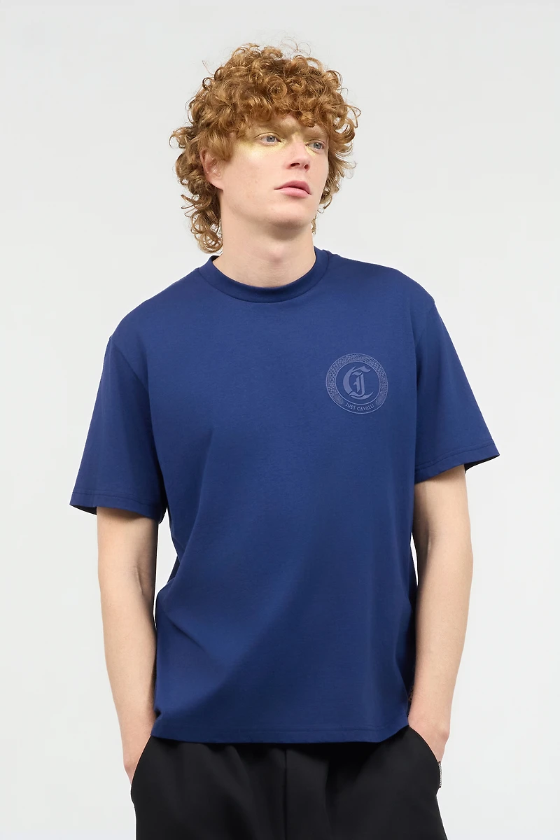 T-Shirt With JC Monogram
