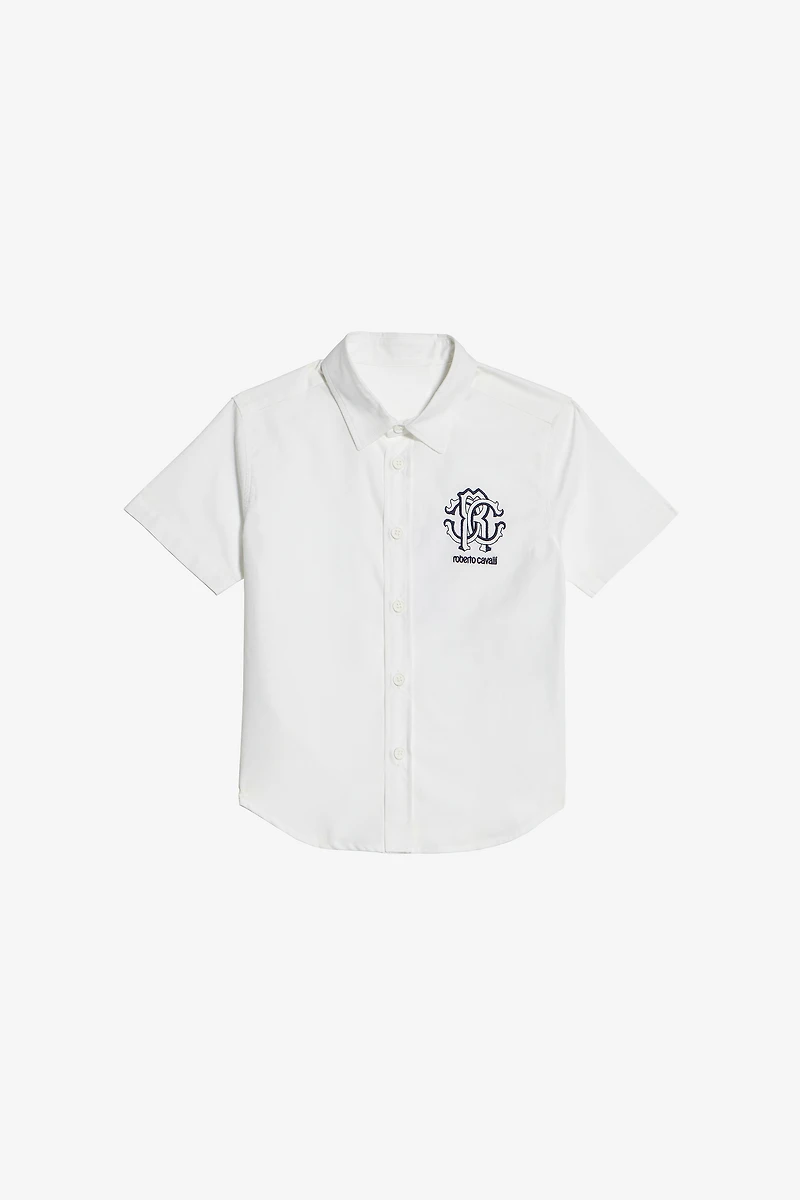 Shirt With RC Monogram And Logo