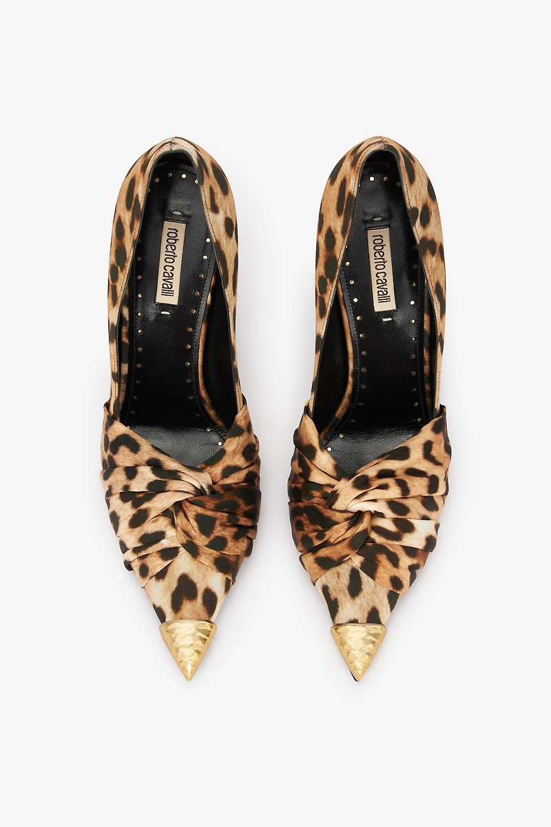 Slingback Le Pettegole Leopard print