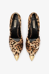 Slingback Le Pettegole Leopard print