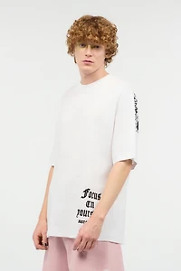 T-Shirt With Mirrored Jaguar And JC Monogram