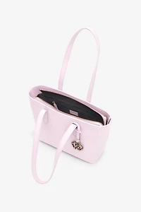 Medium leather shopper with RC charm