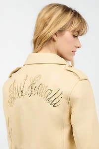 Jacket With Studded Logo