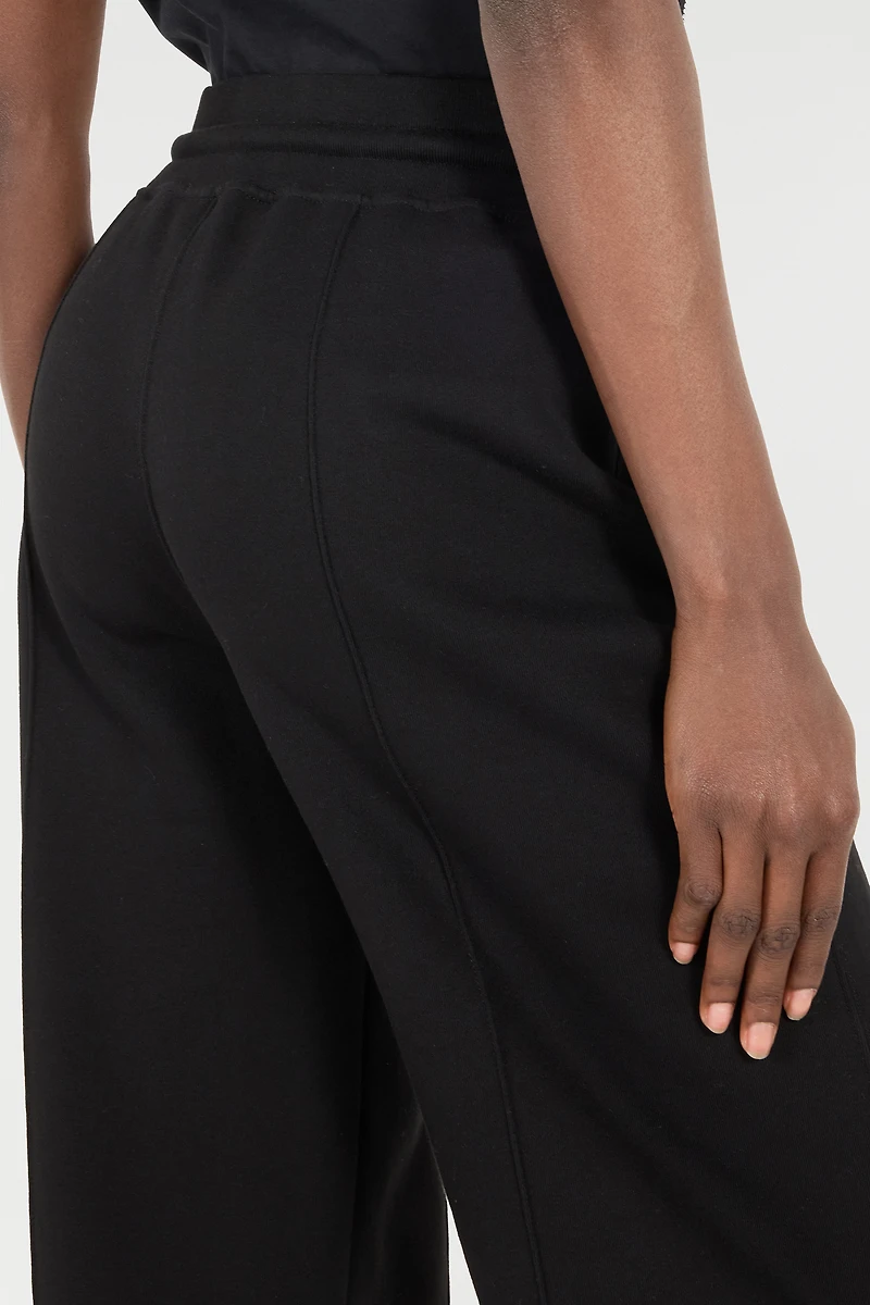 Sports Pants With Central Topstitching