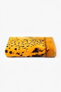 Big Cat Print Beach Towel