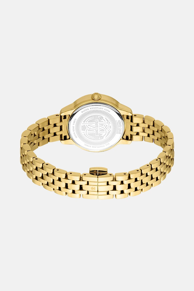 Roberto Cavalli by Franck Muller Logo watch
