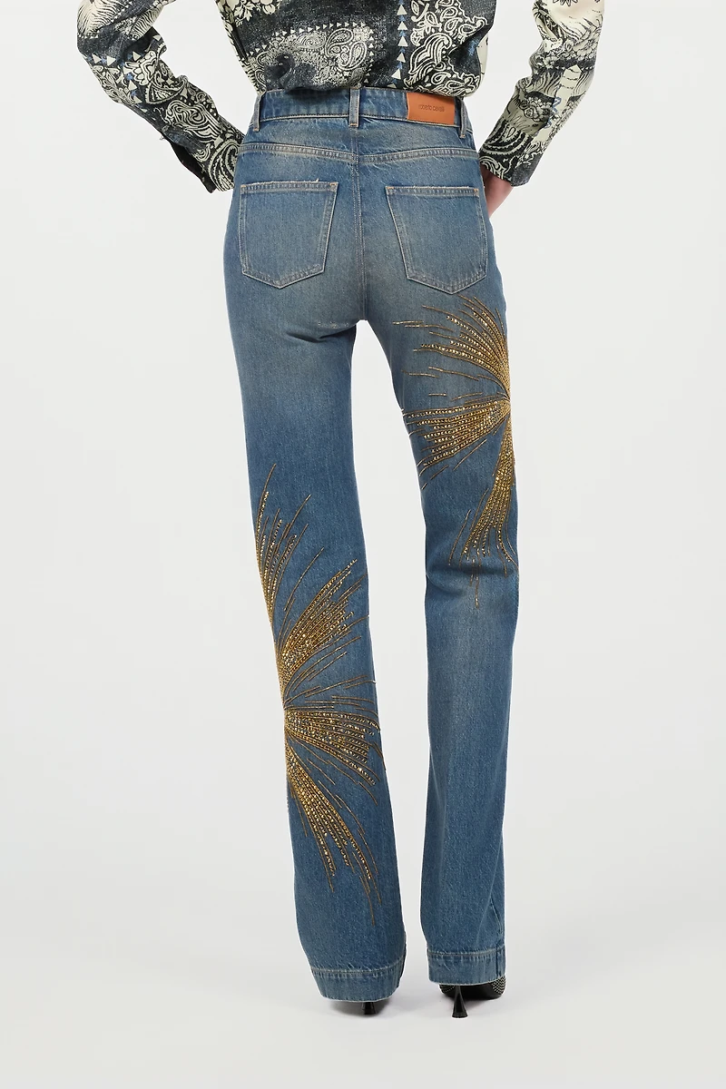 Jeans With Rhinestones
