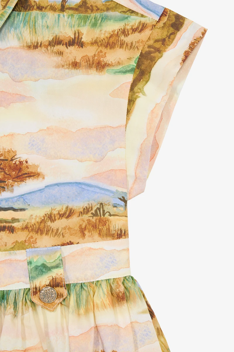 Dress With Safari Print