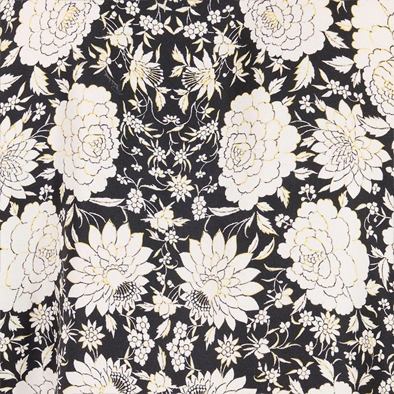 Silk Shirt With Floral Print