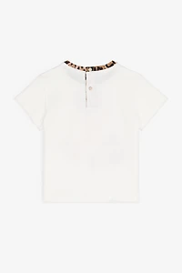 Bird-Print Cotton T-Shirt