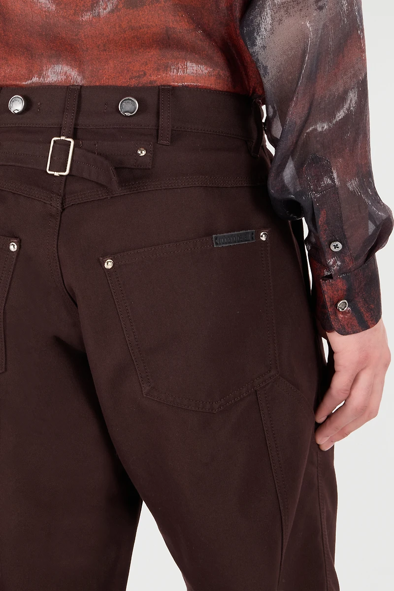 Cotton-Blend Pants