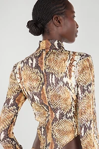 Python Print Shirt Bodysuit