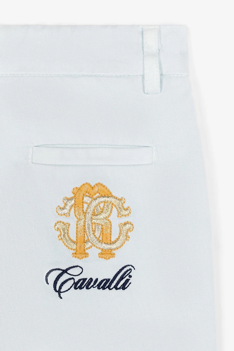 RC Monogram-Embroidered Shorts